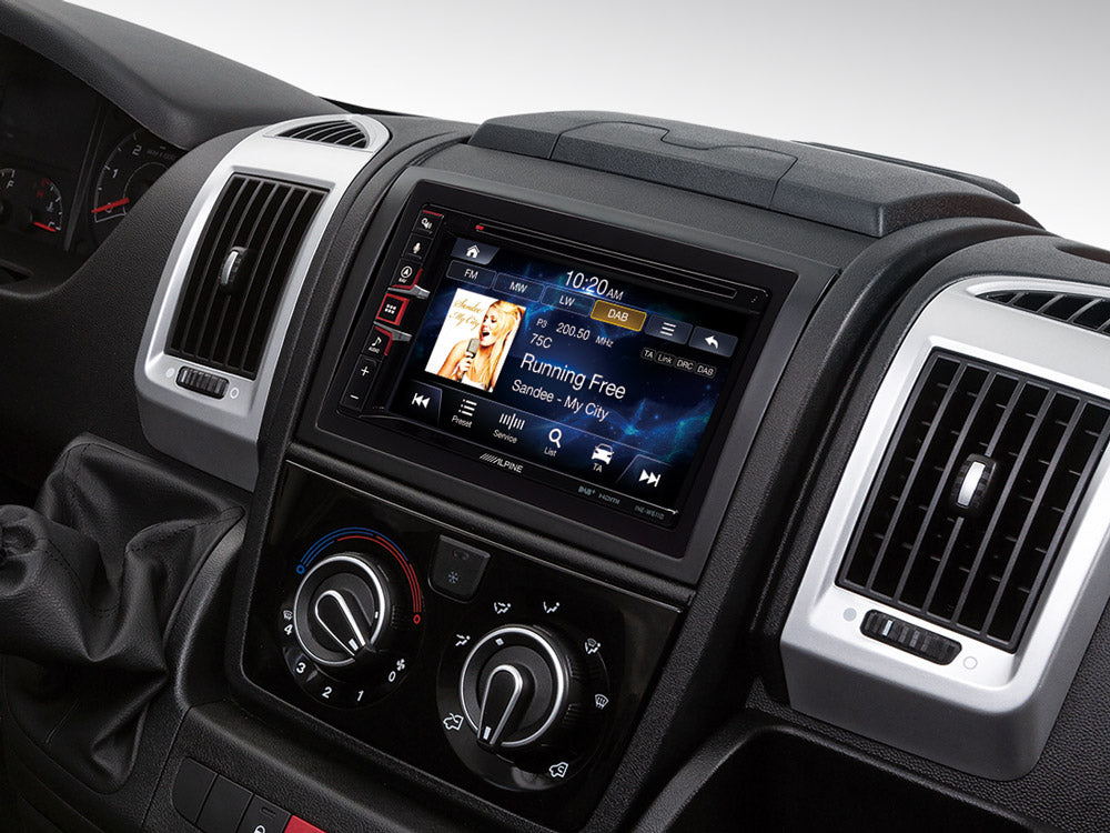 Cornice Radio 1 DIN Per Fiat Ducato, Peugeot Boxer, Citroen Jumper - Nero, Per Veicoli Senza Radio - Foto 6