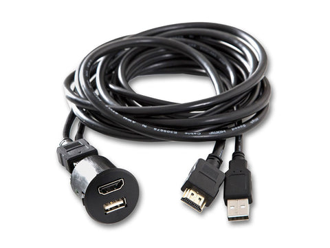 KCU-1H Prolunga con placca USB / HDMI