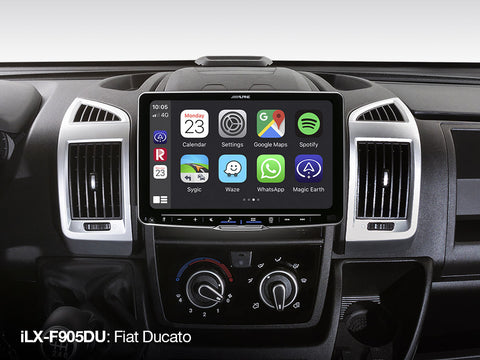 iLX-F905DU - Ricevitore multimediale da 9 pollici, per Fiat Ducato 3, Peugeot Boxer 2 e Citroen Jumper 2
