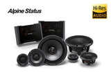 HDZ-653 - Set di diffusori a 3 vie Separate Alpine Status Hi-Res 6-1/2" (16.5cm)