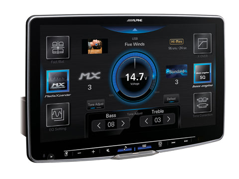 iLX-F115D - Alpine Halo11 - Ricevitore multimediale da 11 pollici, con radio digitale DAB+, compatibilità Apple CarPlay e Android Auto